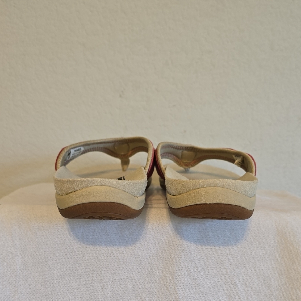 Propet Pink Leather Upper Women's Slip-On Sandals. Size 8 - Picture 3 of 14